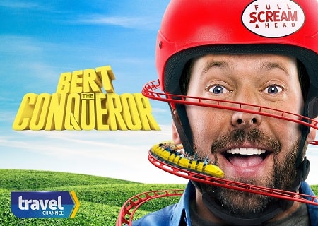 A picture of Bert Kreischer in the television show Bert the Conqueror.